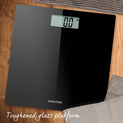 Salter 9069 BK3R Personenwaage aus Glas, Schwarz - 4
