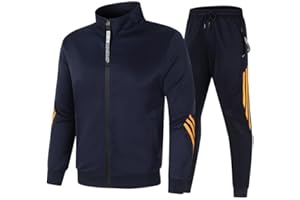 HICKMONBER Otoño Invierno Nuevo unisex Conjunto Chándal Hombre,Chandal Hombre Completo Originales,Deportivo Largo 2 Piezas Chandal con Capucha Original,unisex sudaderas con capucha y conjuntos de pantalones