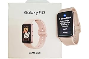 Samsung Galaxy Fit3 (Roségold), 40 mm AMOLED-Display mit Aluminiumgehäuse, vollständige Überwachung von Fitness und Gesundheit, Akku bis zu 13 Tage mit Schnellladung, 5 ATM und Schutzgrad