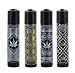 Produktbild Clipper Classic - Tribez Leafs - Feuerzeug - 5 Stück verschiedene Designs