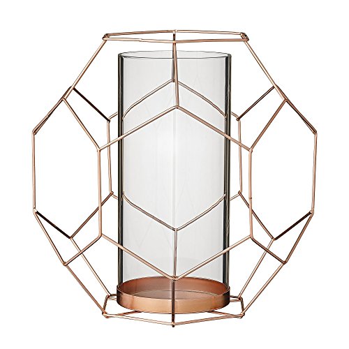 Bloomingville Teelichtbecher Votives "Graphic Patterned" kupfer (23x20,5x22,5cm)