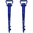 Beach Umbrella Anchor Stand Holder, 2 Pieces (Random Color)