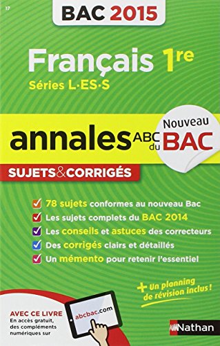 Français 1re Séries L.ES.S