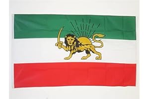 AZ FLAG - Iran Old Persia Flag - 3x5 Ft - 100D Polyester Persian Banner with Two Metal Grommets - Fade Resistant - Vivid Colors - 3' x 5' Feet - 150x90 Cm