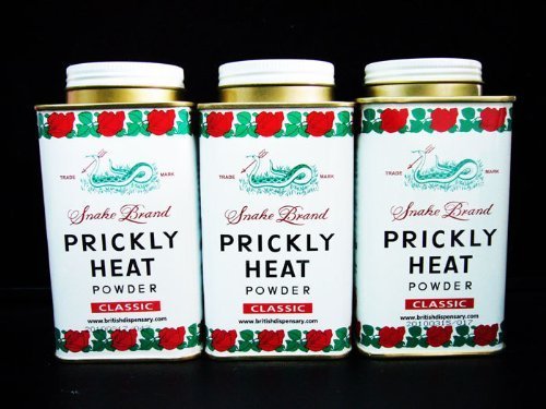 3x150 G. Snake Brand Prickly Heat Cooling Cool Refreshing Fresh Talcum Powder Made in Thailand