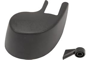 Anlseiod 4G9955205 Tapa de limpiaparabrisas trasero compatible con A1 A3 8V A4 B8 B9 A6 C6 C7 Q3 MK1 Q5 Q7 Tapa de la cubierta del brazo del limpiaparabrisas trasero 8K9955205