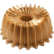 Stampo Bavaria Nordic Ware In Alluminio Pressofuso | Teglia Antiaderente 23x23 Cm Per Dolci, Torte E Ciambelle, Capacità 10 Tazze, Colore Argento