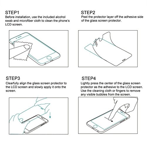Galaxy S7 Panzerglas, Samsung Galaxy S7 Full Screen Protector, Rosa Schleife 3 Stück Samsung HD 9H Härtegrad Displayschutzfolie Schutzfolie Full-Cover Blasenfrei Schutzglas mit Siebdruck Edge Schutz für Samsung Galaxy S7 / G9300 - 6