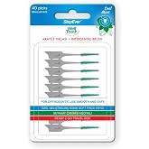 StopEver Well Tooth Interface Brush &ndash; 40 Pieces | Mint Refreshment & Travel Bag Gift