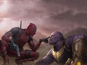 5d Diy Diamant Malerei Deadpool Thanos Moderne Wandmalerei Fur Wohnkultur Geschenk 30x40cm Amazon De Kuche Haushalt Wohnen