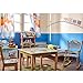 Fantasy Fields by Teamson Transportation Childrens Wooden Toddler Playtime Set of 2 Chairs 9946A2