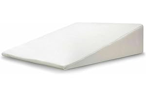 Soodie&Zuzu's Soft Cot Wedge Pillow For Kids Girls Boys Anti Reflux Colic Cushion Best For Kids Bed 60 x 33 x 7.5 Cm Removable Cover