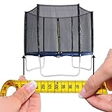 Premium Netz 305 Ersatznetz Sicherheitsnetz Trampolinnetz für Trampolin 3,05 – geeignete Netzhöhe universal von 160-180 cm - 5