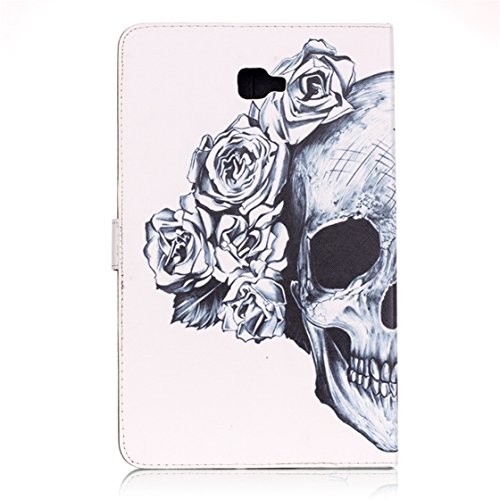 Samsung Tab A6 10.1 Hülle, Z-Newell Ultra Thin PU Leder Tasche Bookstyle Hülle Flip Case Wallet Cover mit Standfunktion Karteneinschub und Magnetverschluß für Samsung Galaxy Tab A 10.1 2016 (SM-T580 SM-T585), Stylus enthalten (Design 12) - 3