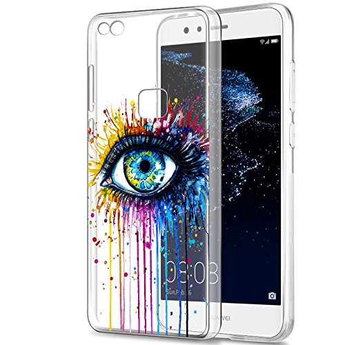 Huawei P10 Lite hÃ¼lle, Eouine Ultra Slim Soft TPU Muster SchutzhÃ¼lle Silikon StoÃŸfest Bumper Case Cover fÃ¼r Huawei P10 Lite 5.2-inch Smartphone (Auge)