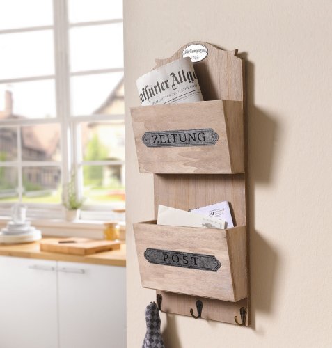 Holz-Board „Zeitung & Post“ - 2