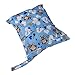 2-Zip Washable Baby Cloth Diaper Nappy Bag Monkey Heart Blue