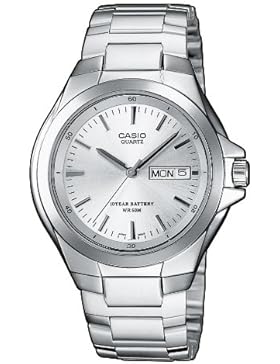 Casio Herren-Armbanduhr Analog Quarz Edelstahl MTP-1228D-7AVEF