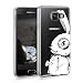 Produktbild kwmobile Samsung Galaxy A3 (2016) Hülle - Handyhülle für Samsung Galaxy A3 (2016) - Handy Case in Schwarz Weiß Transparent