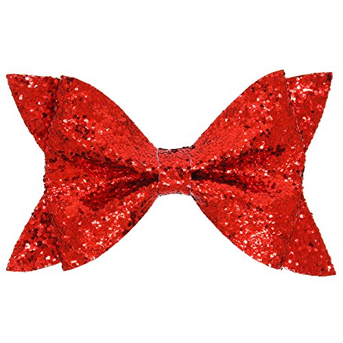 Clest F&H Cute Bow Shining Butterfly Hair Clip Sequin Bow Baby Toddler Kids Head Hair Acessories For Girls