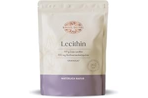 ‎BÄRBEL DREXEL BÄRBEL DREXEL® Soja Lecithin Granulat (750g) Reinlecithin 100% Vegane Herstellung Deutschland, ohne Gentechnik, einzigartiger Wirkstoffkomplex, Ungesättigte Fettsäuren + Cholin, B-Vitamine, Buchweizen