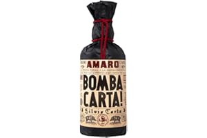 GENERICO Amaro Bomba Carta Erbe Spontanee Sarde Silvio Carta 33% vol 700 ml in busta regalo da Enoteca