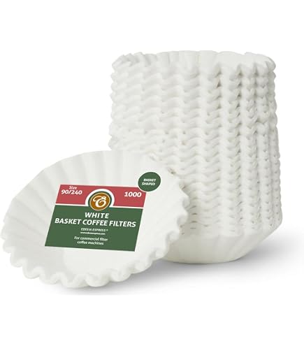 EDESIA ESPRESS - 1000 filtri caffè americano in carta non sbiancata - forma a cono - misura 3/102