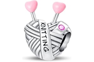 ChenYuTe Zawieszka charms ze srebra wysokiej próby 925, kompatybilna z europejskimi bransoletkami i naszyjnikami Pandora
