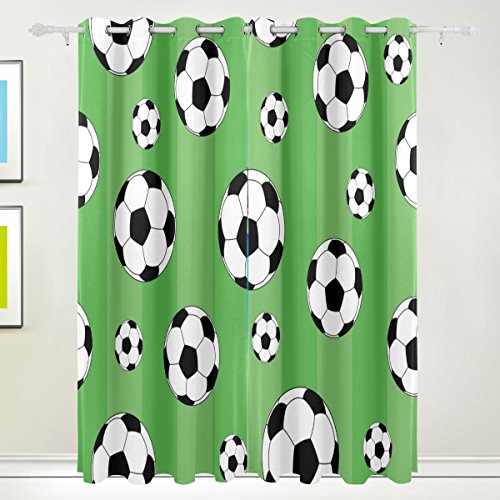 167 X 137 Cm In Schwarz Silbergrau Mit Fussball Motiv Gefuttert
