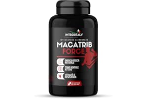 INTEGRITALY Maca Peruviana Nera Uomo Andina + Tribulus Terrestris per Miglioramento Prestazioni Fisiche Mentali Sportive Alta Concentrazione 60 Cps Made in Italy