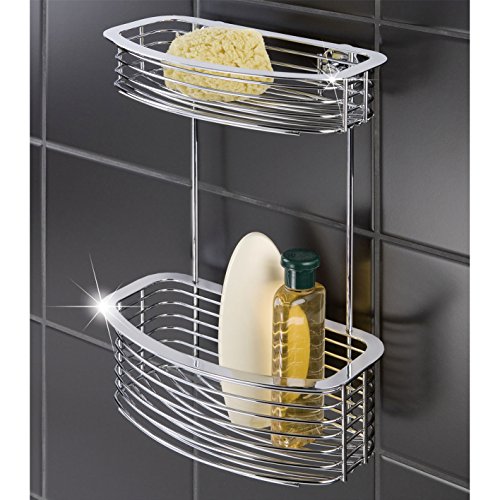 ProfiFIX Wandregal 2 Etagen Basic Bad Badezimmer Aufbewahrung - 2