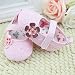 Koly Newborn Baby Little Lace Flower Soft Bottom Prewalker Shoes Toddler First Walking Shoes