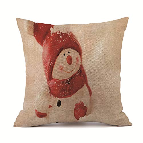 Dragon868 Kissenbezug 45 × 45cm Weihnachten Dekokissen Sofakissen Lendenkissen Wurfkissenbezug mit Verstecktem Reißverschluss Sofa Home Autodekoration