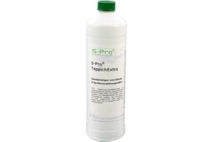 S-Pro TeppichExtra Teppichreiniger und Fleckenentferner, schaumarm, Reinigungsmittel für Teppiche und zur Fleckentfernung, 1 Liter