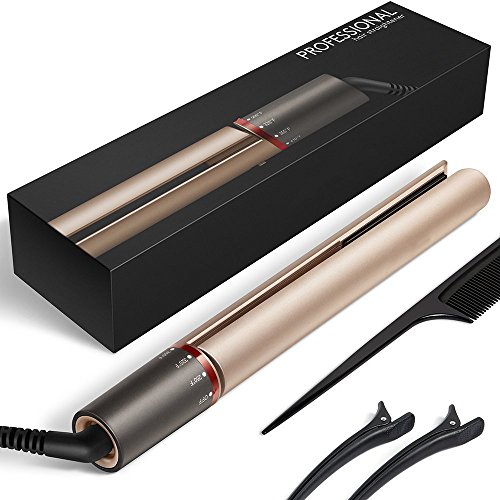 Hair Straighteners   Curling Tongs Tourmaline Ceramic Cylindrical 2 in 1 roll Straight Dual-purpose Electric Splint Fast Hair Styler   Dual Voltage and Safety Lock
