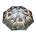 FabSeasons Multicolor, Peocock Digital Printed, 3 Fold Fancy Automatic Umbrella for all Weather RS.499.00