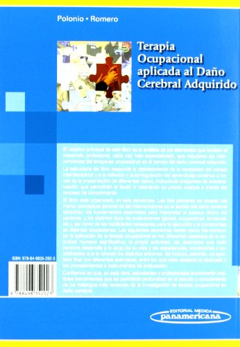Book's Cover of Terapia ocupacional aplicada al dano cerebral adquirido / Occupational therapy applied to the acquired brain injury