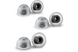 AZLA SednaEarfit MAX ASMR Standard 3 Pairs (S/MS/M) - Earbud Tips for Wireless Headphones - Noise Canceling Earbuds Replacement Tips - Eartips Compatible with Sony, Beats, JLab