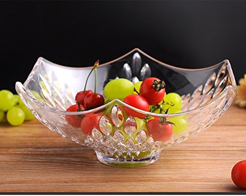 Highquality acrylic fruit bowl PC transparent bowls plastic snacks Candy plate fruit plate fruit plateKTVFruit bowl-C