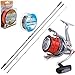 Produktbild Kit Surfcasting, Rute Mitchell Avocet PB 423 100/250, Angelrolle Shizuka SK10, Draht EVO Power Tapered 0.23 – 0.57 mm, Monofil Evo Ultracast Viz 300 MT 0.24 mm