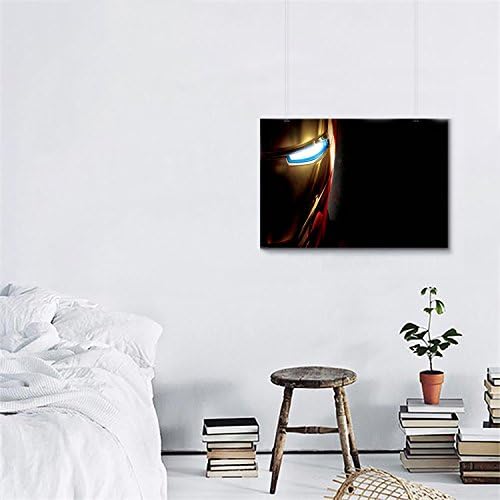 GADGETS WRAP Half Iron Man Wall Poster Photo Matte Paper for Office & Home Walls - 8.0inx14.2in