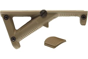 ‎VIKING GEAR VIKING GEAR Airsoft Angled Fore Grip/Foregrip - FDE, für Weaverschienen (20-23mm), Waffengriff Railcover Flat Dark Earth