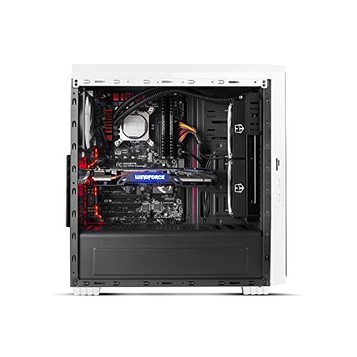 Nox NXHUMMERZSZ - Caja de Ordenador  Midi-Tower  1x 120 mm  ABS Synthetik  SPCC  ATX   Color Blanco