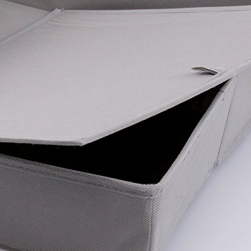 diMio SB3 Regaleinsatz mit 3 Schubladen in Creme / Beige – Regalfach Aufbewahrungsbox Schubladen Faltbox - 5