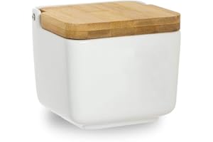 ROCKING GIFTS Cuisine en céramique, Ustensiles d'origine, carrés, blancs, bateaux, poitrine et cuisine