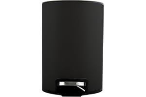 Spirella Pattumiera 3 o 5 litri in acciaio inox con chiusura ammortizzata e contenitore interno Pattumiera a pedale per bagno Riku Pattumiera con chiusura ammortizzata Nero opaco