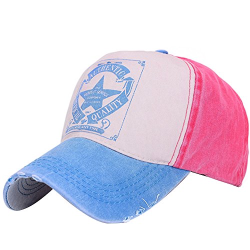 BEETEST Vintage cinco estrellas Impreso sarga algodón Unisex camioner