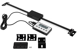 LAZMIN112 Kit di lettura digitale, 0-300mm Kit di lettura LCD a scala lineare antidisturbo con precisione 3 m/s, per fresatrici Torni/Macchine per la lavorazione del legno