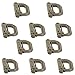 Produktbild 10pcs D Ring Taktischen Molle Gurtband Verriegelung Schnalle Karabiner Kletter tan