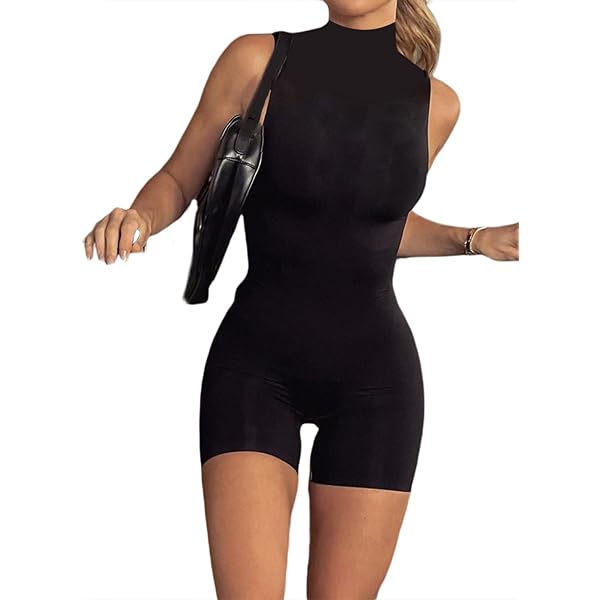 Tuta Yoga Donna JN JANPRINT - Pagliaccetto Senza Maniche Aderente In Nylon/Elastan Per Palestra - Foto 2